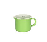 Krüger 17012PAG Juist Pot de Lait avec Bec Verseur Émail sur Acier Vert Pastel 12 cm