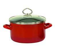 Krüger 31724 RO Rom Cocotte Émail Rouge 24 cm