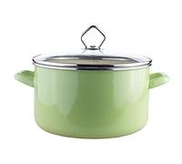 Krüger 31724PAG Juist Casserole Émail sur Acier Vert Pastel 24 cm