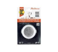 Krüger 504-S Kit de filtres de rechange pour cafetière espresso pour 3 tasses, argent/blanc, 4 pièces (1 kit)