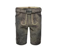 Krüger Buam Pantalon folklorique 'Juan' jaune / gris, Taille 46