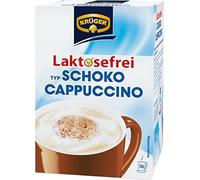 KRÜGER Cappuccino Chocolat contient de la caféine Sans lactose 10x15g Paquet de 4
