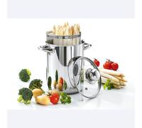 Krüger Casserole À Asperges Avec Panier En Acier Inoxydable 16Cm