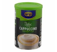 Krüger Dolce Vita Cappuccino, Weniger Süß, Milchkaffee, Milch Kaffee aus löslichem Bohnenkaffee, 200 g
