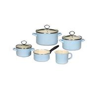 KRÜGER Karl 91866 Lot de 5 casseroles en émail