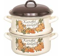 Krüger KR16KDünster 16cm vapeur de pommes de terre, noir/blanc/coloré