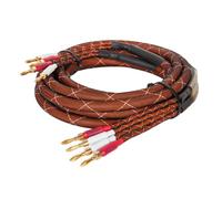 Krüger&Matz Câble d'enceinte 3.0 (fiche banane) noir et rouge