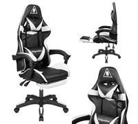 Krüger&Matz GX-150 KM0790-BW Chaise de Gaming Noir/Blanc