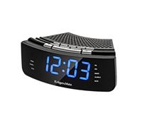 Krüger&Matz KM0813 Radio-réveil avec écran LED FM/AM et réglage de la luminosité Snooze