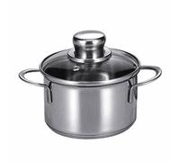 Krüger Saturn Poêle à Viande En Acier Inoxydable 14 Cm 1000 Ml