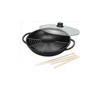 Wok SC011 36Cm Aluguß "Leipzig" Wok Poêle Asiatique Asia Pot Alu-Guss Neuf
