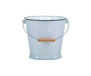 Krüger W5 Seau Émaillé,Blanc,22 x 22 x 17 cm