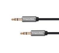 Kruger&Matz Câble Jack 3.5 Plug Stéréo - 3.5 Plug Stéréo 180 cm Basic KM1227