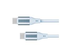 Kruger&Matz Câble USB de type C - USB Type-C 100 W 1 m Silicone Bleu KM1269-1BL