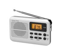 Kruger&Matz KM0819 Mini radio de poche portable AM/FM, argent