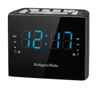 Kruger&Matz KM0821 Radio-réveil LED, FM, 2x AAA 1,5 V, noir