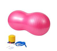 KRUIHAN Ballon Gym Cacahuète,Ballon d'exercice,Ballon de Yoga,Ballon de Grossesse,pour L'accouchement,Physiothérapie,Le Fitness à la Maison et au Gymnase(Pompe Incluse)