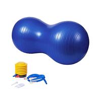 KRUIHAN Ballon Gym Cacahuète,Ballon d'exercice,Ballon de Yoga,Ballon de Grossesse,pour L'accouchement,Physiothérapie,Le Fitness à la Maison et au Gymnase(Pompe Incluse)