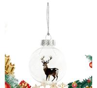 Krujecnt Boules Décoratives De Noël pour Sapin | Décoration De Noël en Boule Animale 3D,Décorations de Accrochables - pour Salon Bureau Chambre Bureau Porte D'Entrée Escalier Rebord De Fenêtre
