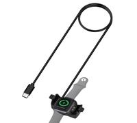 Krujecnt Câble de Recharge pour Bracelet Intelligent, Câble De Chargement Rapide 1m, avec Triple Protection de Sécurité, Accessoires pour Smart Band pour Voyage, Vacances, Hôtel, Déplacement et Chevet