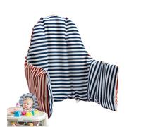 Krujecnt Coussin de chaise haute, housse de chaise haute | Coussin de chaise doux pour chaises hautes | Housse intérieure de coussin gonflable lavable, insert rembourré pour chaise enfant, confort et