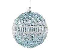 Krujecnt Décoration Boule de Noël - Boules à Paillettes Incassables 8cm - Décoration de Fête et Réception,pour Fête Photographie Appartement École Bureau