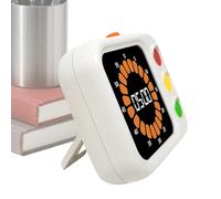 Krujecnt Minuteur Compte À Rebours Visuel, Horloge Chronomètre Design Feu Tricolore, Minuteur Numérique Visuel Feu De Circulation, pour Cuisine Réunion Travail Étude Bureau Maison Examen Jeu