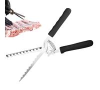 Krujecnt Outil de Dénerbage pour Côtes,Gadget Épais Résistant à la Chaleur,Outil De Barbecue avec Poignée Ergonomique | pour Cuisiner Viande Porc Bœuf Steak Mouton sur Grill Quotidien