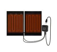 Krujecnt Poignées De Moto Chauffantes | Chauffe-Mains Alimenté par USB pour Temps Froid Cyclisme - Housse pour Poignées Moto Chauffantes | pour Scooter, Motocyclette Tout Terrain Et Motocyclette De