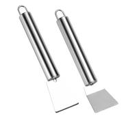 Krujecnt Raclette Dégivrage Réfrigérateur | Spatule De Nettoyage Domestique en Acier Inoxydable - Racloir Résistant Anti-Rouille Ustensiles De Cuisine pour Gril Barbecue Réfrigérateur Camping