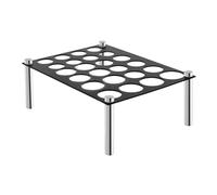 Krujecnt Support De Moule en Silicone pour Pièces D échecs | Fournitures pour création de décorations,Support Métallique De Moule en Silicone pour Pièces D échecs À 24 Trous | pour Studio, Cours