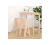 vidaXL 2x Chaises de Bar Tabourets de Salle à Manger Sièges de Bistro Meubles de Salon Comptoir Intérieur 40x40x75 cm Bois 823669