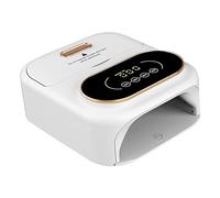 Kruluuvia Lampe de DéSinfection des Ongles 148W StéRilisation à Haute Efficacité LED Lampe de Cuisson des Ongles à SéChage Lampe de PolyméRisation UV Prise UE