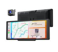 Krunia Écran CarPlay Portable sans Fil 8,1" 60 fps pour Apple CarPlay & Android Auto, mises à Jour OTA, caméra de recul, Mirror Link, Bluetooth, Commande vocale, Navigation GPS