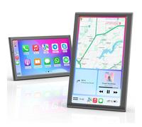 Krunia Écran Voiture Portable sans Fil 7" 60FPS Car Play pour Apple CarPlay et Android Auto, Modes Portrait et Paysage, Mirror Link, Bluetooth, Commande Vocale, GPS, Caméra de Recul en Option