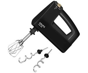 Krups 3Mix 7000 F6085811 Batteur à main édition spéciale 60 ans, 500 W, crochet pétrisseur et mélangeur en acier inoxydable, long câble d'alimentation, sac pour accessoires, noir et cuivre