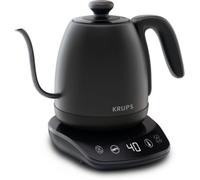 Krups Bouilloire Col de cygne BW923810 – 8 températures réglables, 1 L, 1250 W, Noir mat