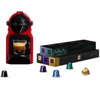 Krups Machine à café Nespresso Inissia YY5789 Rouge - 50 capsules incluses