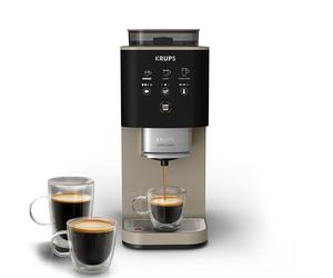 KRUPS Coffee Crush Extra, Machine à café à grains, ultra compacte, nettoyage facile, couleur chaï, SA402AE0