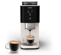 KRUPS Coffee Crush, machine à café à grains, ultra compacte, nettoyage facile, ivoire, SA4001E0