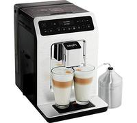 Krups EA891C Evidence Machine à café automatique, écran OLED, technologie Barista Quattro Force, 12 variations de café, 3 variations de thé, fonction cappuccino One Touch, fonction 2 tasses, métal