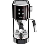 Krups EspressoVirtuoso+ XP444G Machine à expresso noir avec embout de mousseur à lait