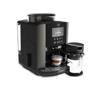 Krups Essential EA819E10 - Machine à café automatique avec mousseur à lait - 15 bar - Gris étain