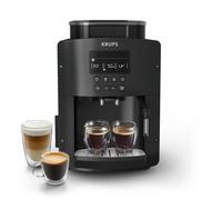 Krups Essential Krups Machine à café à grains Ecran LCD Buse vapeur pour cappuccino Broyeur à café grains