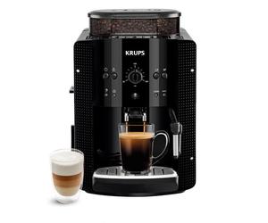 Krups Essential Krups Machine à café à grains Interface boutons Buse vapeur pour Cappuccino Machine espresso entièrement automatique Krups Essential Expresso EA8108