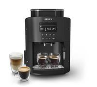 Krups Essential, Machine espresso entièrement automatique, Réglage de la longueur du café, 3réglages de mouture, Buse vapeur, EA81P8E0, Noir
