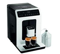Krups Evidence Machine à café à grain, 2 tasses simultanée, Ecran OLED, 15 boissons pré-enregistrées, Extra shot pour plus d’intensité, Nettoyage automatique, Fabriqué en France EA891D10