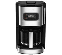 Krups Excellence Cafetière Electrique Inox 1,25 L Programmable 24h Sélecteur Puissance d'Infusion Fonction 1/4 Tasses Auto-Off Après