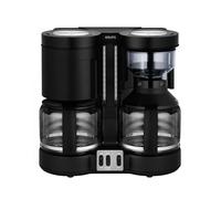 Krups KM850811 Machine à café filtre manuelle 1L, 10 tasses, Verseuse en verre, 2200W, Système anti-goutte, Fabrication café/thé, Noir