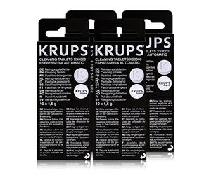 KRUPS Lot de 4 boîtes de pastilles détergentes XS3000